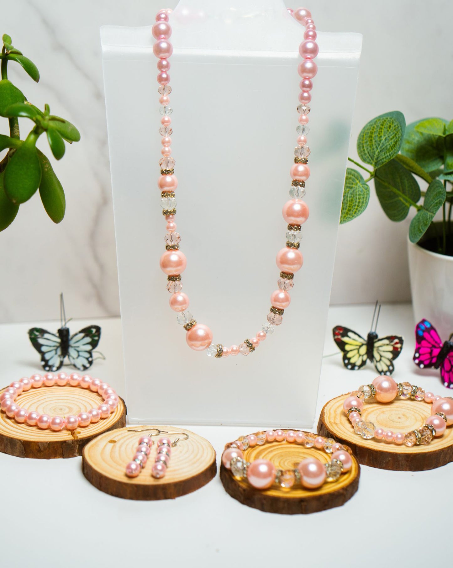 Champagne Pink Earrings